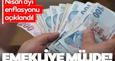 SON DAKİKA: Emekli zammı belli oldu! Nisan ayı enflasyonu açıklandı, Emekli Temmuz maaş zammı ne kadar olacak?