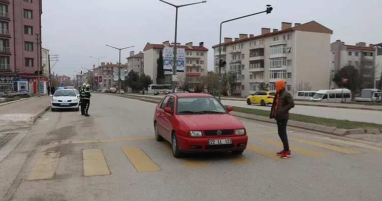 Nevşehir’de yayalara yol vermeyen 49 araca ceza yazıldı