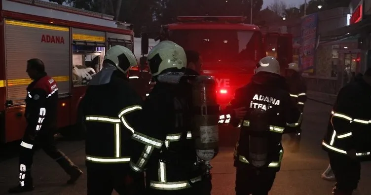 Adana’da hastanede yangın