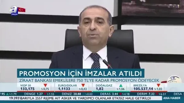 Emekli için 750 TL'ye kadar promosyon