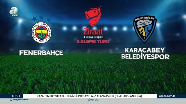 Fenerbahçe 1-0 Karacabey Belediyespor (MAÇ ÖZETİ)