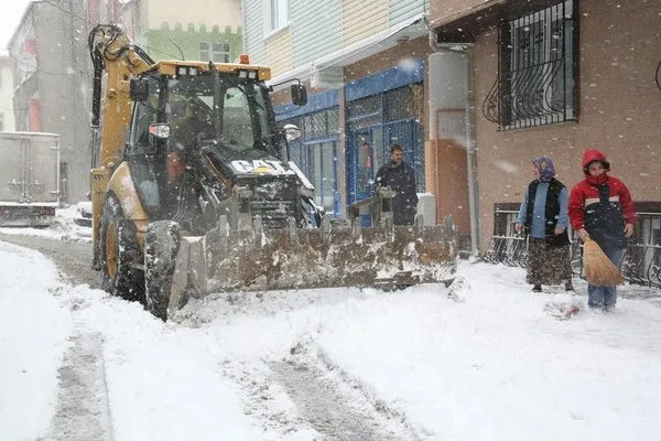 İstanbul'da kar çilesi