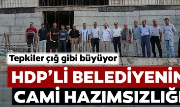 HDP’li belediyenin cami hazımsızlığı! Tepkiler çığ gibi büyüyor