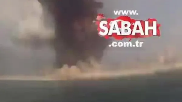 Son dakika! Beyrut'taki patlamadan inanılmaz görüntüler! | Video