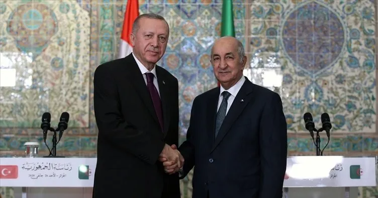 SON DAKİKA | Başkan Erdoğan Cezayir Cumhurbaşkanı Tebbun ile görüştü