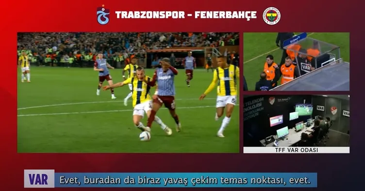 SON DAKİKA HABERİ! Trabzonspor-Fenerbahçe maçının VAR kayıtları açıklandı! İşte Atilla Karaoğlan ve Oğzhan Çakır'ın konuşmaları