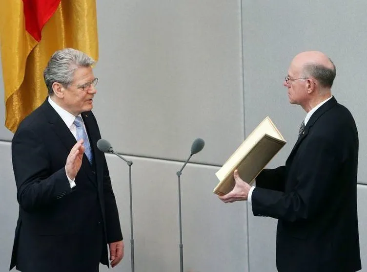 Gauck’un yemin töreninden kareler