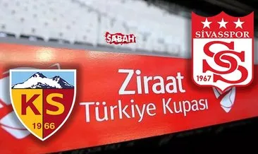 KAYSERİSPOR SİVASSPOR MAÇI CANLI İZLE | Ziraat Türkiye Kupası ZTK Kayserispor Sivasspor maçı A SPOR canlı yayın izle!