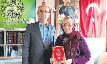 Alman kadın şehidin babasından etkilendi