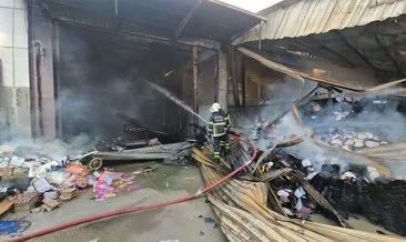 Adana'da sanayi sitesinde yangın: 10 iş yeri zarar gördü! #adana