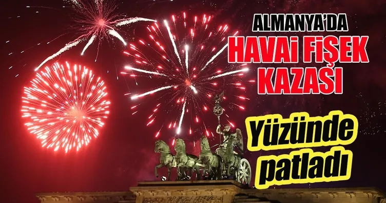 Almanya’da yılbaşı kutlamalarında havai fişek faciası