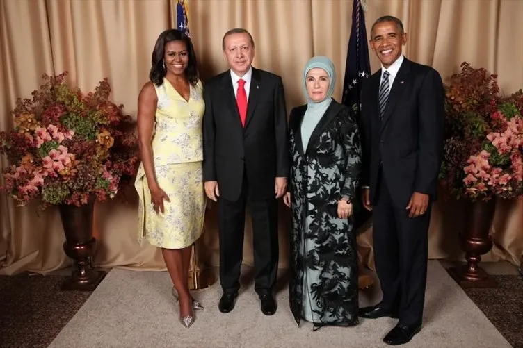 Erdoğan Obama’nın verdiği resepsiyona katıldı