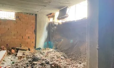 Görüntüler Diyarbakır’dan: 5 katlı apartmanın duvarları sel nedeniyle çöktü!
