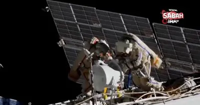 Rus kozmonotların Uluslararası Uzay İstasyonu’ndaki uzay yürüyüşüne başladı | Video