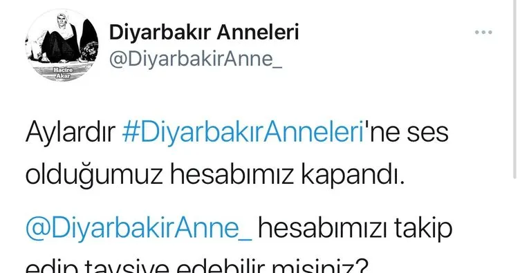 Twitter, ’Diyarbakır Anneleri’nin hesabını kapattı! ’Diyarbakır Anneleri’ sosyal medyada yeni hesap açtı