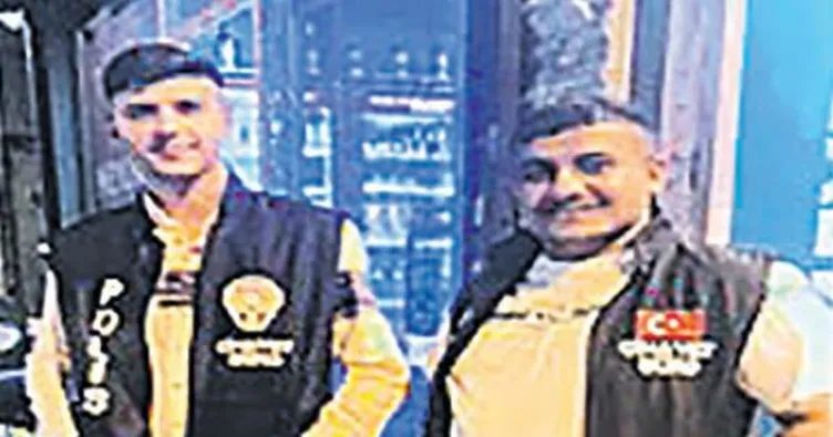 Polis yeleğiyle gözdağı verdiler