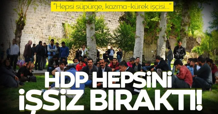 HDP’li Sur Belediyesi’nin işçi kıyımı sürüyor! 145 işçi eyleme başladı
