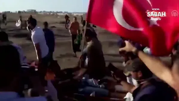 İsrail, Türk Bayrağı sallayan genci böyle vurdu