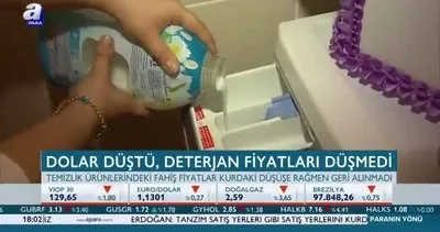 Dolar düştü, deterjan fiyatları düşmedi