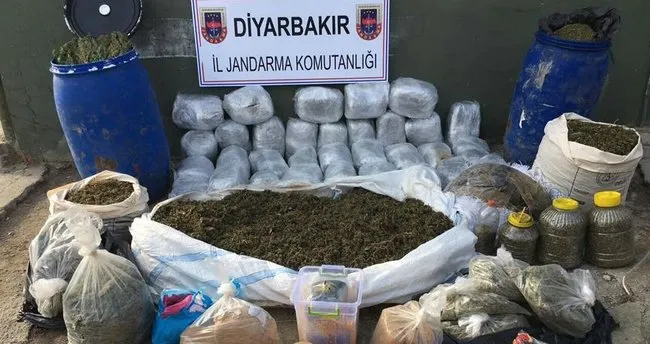 Diyarbakır’da narkoterör operasyonu!