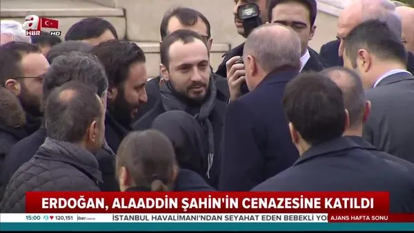Son dakika! Cumhurbaşkanı Erdoğan, Alaaddin Şahin'in cenaze namazına katıldı | Video