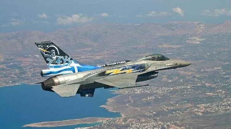Yunanistan’dan F-16’lı provokasyon! Skandal eylem anbean kamerada