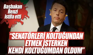 İtalya Başbakanı Matteo Renzi istifa etti