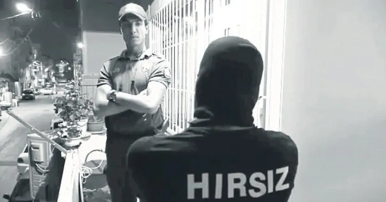 İzmir polisinden ‘hırsızlık filmi’
