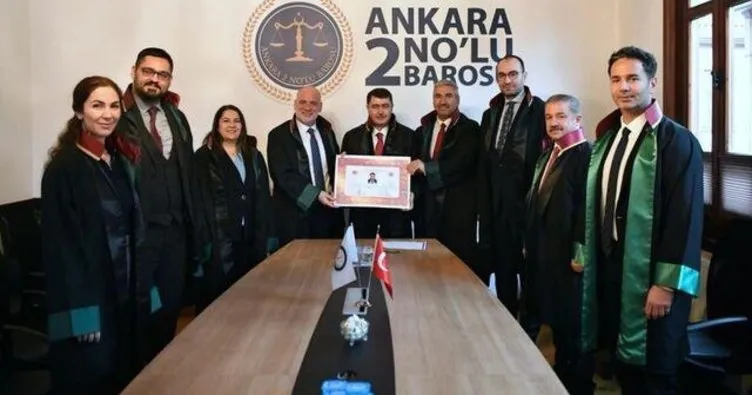 Ankara Valisi Vasip Şahin avukatlık ruhsatını aldı