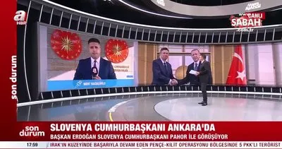 Son dakika: Başkan Erdoğan Ankara’da Slovenya Cumhurbaşkanı Pahor ile görüşüyor | Video
