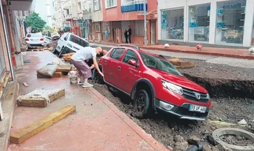 Samsun’u sel vurdu