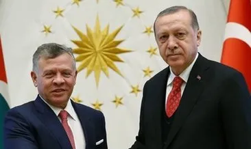 Cumhurbaşkanı Erdoğan, Kral 2. Abdullah ile bir görüşme yaptı