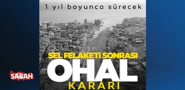 Libya'daki sel felaketi sonrası OHAL ilan edildi: 1 yıl sürecek Libya'daki sel felaketi sonrası OHAL ilan edildi: 1 yıl sürecek