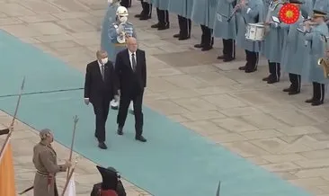 Lübnan Başbakanı Necip Mikati Ankara’ya geldi! Başkan Erdoğan Mikati’yi törenle karşıladı