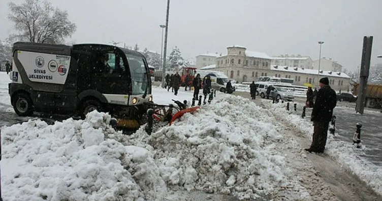 Sivas’ta 19 köy yolu ulaşıma kapandı