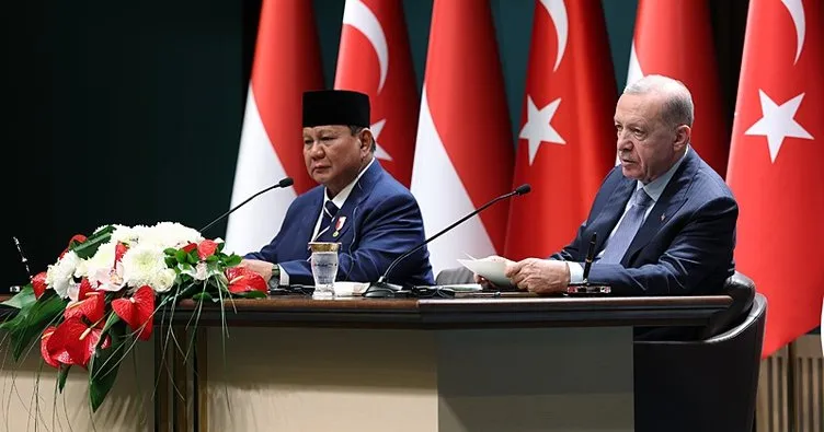 Endonezya Cumhurbaşkanı Subianto Ankara’da! Başkan Erdoğan: Ticaret hedefimiz 10 milyar dolar