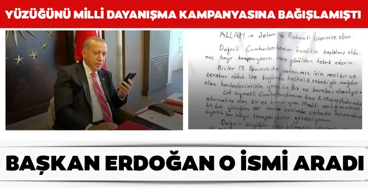 Son dakika: Başkan Erdoğan'dan anlamlı telefon