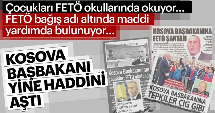 FETÖ Kosova Başbakanı'na maddi yardımda bulunuyor
