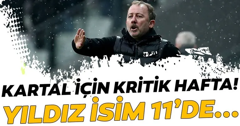 Süper Lig'de Beşiktaş evinde Ankaragücü'nü ağırlıyor! Sergen Yalçın'ın muhtemel 11'i...