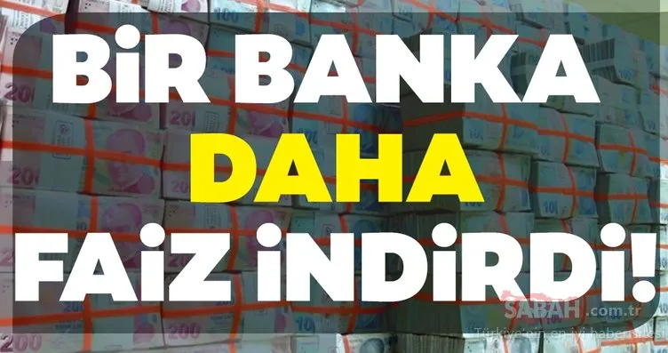 Son Dakika: Bir banka daha faiz düşürdü! Vakıfbank, Halkbank, Ziraat Bankası, Akbank, TEB kredi faiz oranları ne kadar?