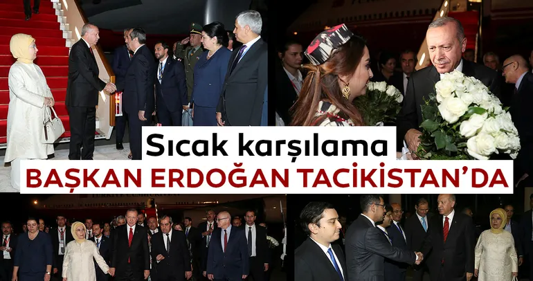 Başkan Erdoğan, Tacikistan’da