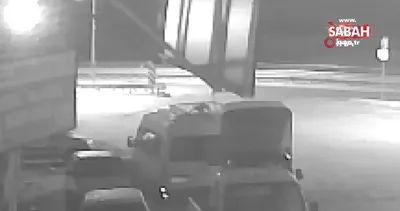 Hatalı U dönüşü pahalıya patladı | Video