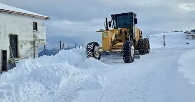 Giresun'da kar nedeniyle kapanan 39 köy yolu ulaşıma açıldı #giresun