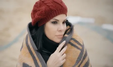 Battaniyeyle klip çekti