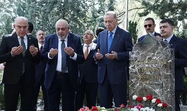 Başkan Erdoğan, Alparslan Türkeş’in kabrini ziyaret etti
