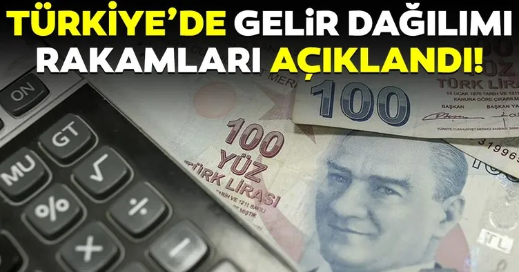 Türkiye’de gelir dağılımı rakamları açıklandı