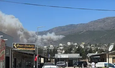 Son dakika: Hatay'da orman yangını #hatay
