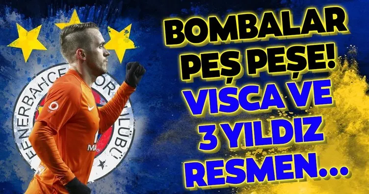 Fenerbahçe’de transfer bombardımanı yeniden başlıyor! 4 imza...