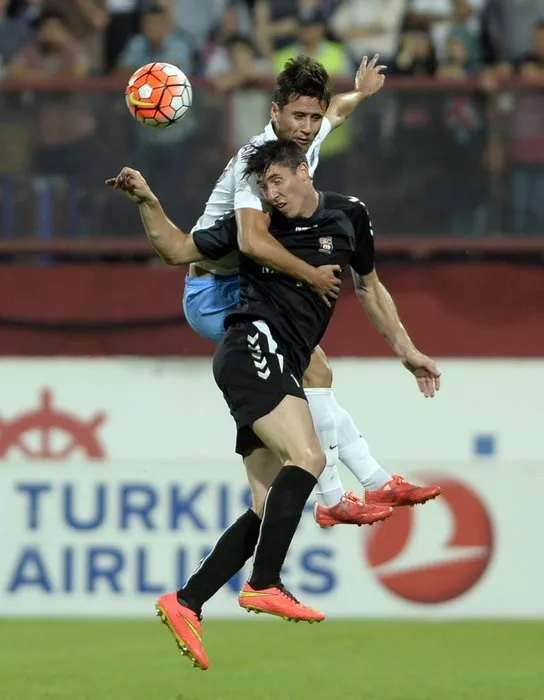 Trabzonspor - Differdange maçından kareler