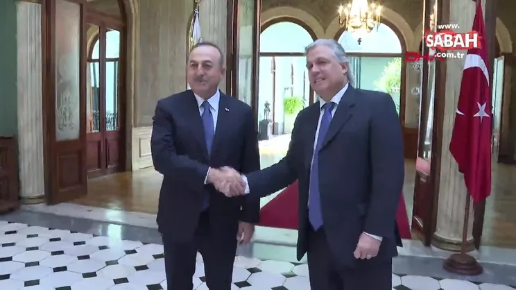 Bakan Çavuşoğlu, Uruguaylı mevkidaşıyla görüştü | Video